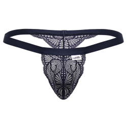 CandyMan String en dentelle Bachos Marine